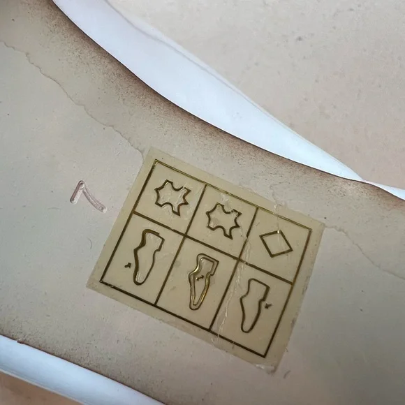 Jeffrey Campbell Adorn White Heels with Blue Striped Bow - Picture 5 of 5